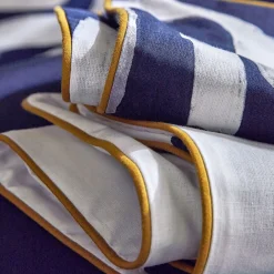 Becquet Linge de lit motif géométrique - CRÉATION< Les Matières|Housse De Couette