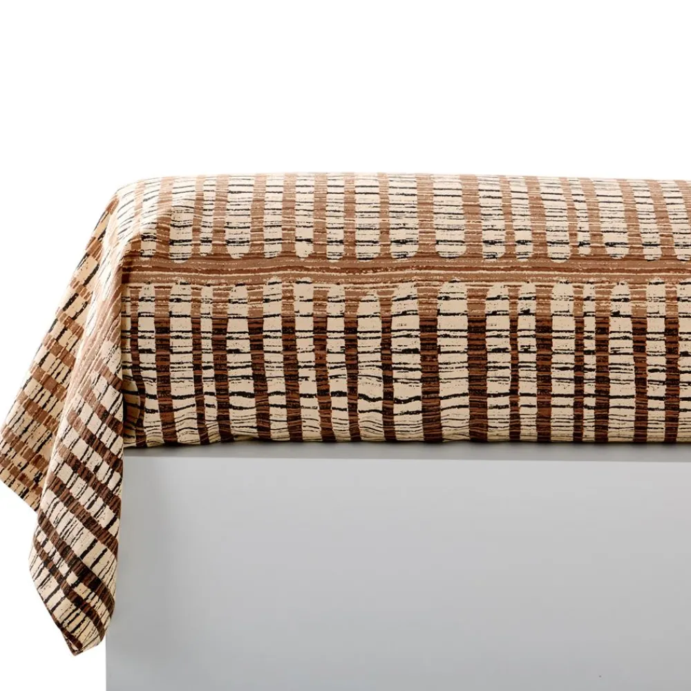 Becquet Linge de lit motif grains de café - CRÉATION< Les Matières|Housse De Couette
