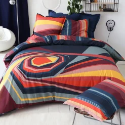 Becquet Linge de lit motif graphique - CRÉATION<Enfant Linge De Lit Ado, Housse De Couette|Les Matières