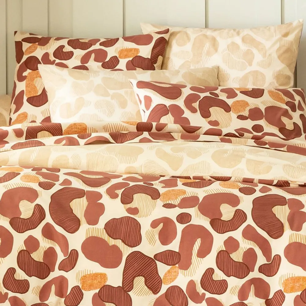 Becquet Linge de lit motif léopard stylisé - CRÉATION< Les Matières|Housse De Couette