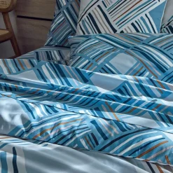Becquet Linge de lit motif losanges - CRÉATION< Housse De Couette|Linge De Lit Fantaisie, Linge De Lit Brodé