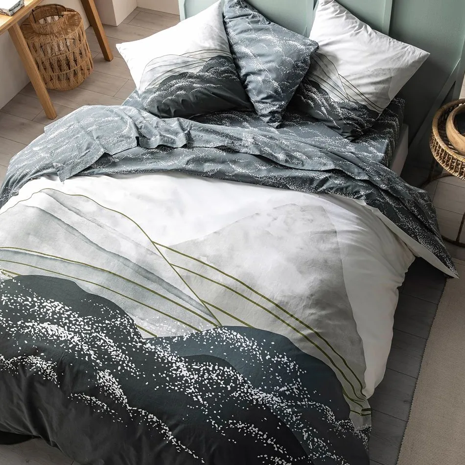 Becquet Linge de lit motif montagne enneigée - CRÉATION<Enfant Linge De Lit Ado, Housse De Couette|Housse De Couette