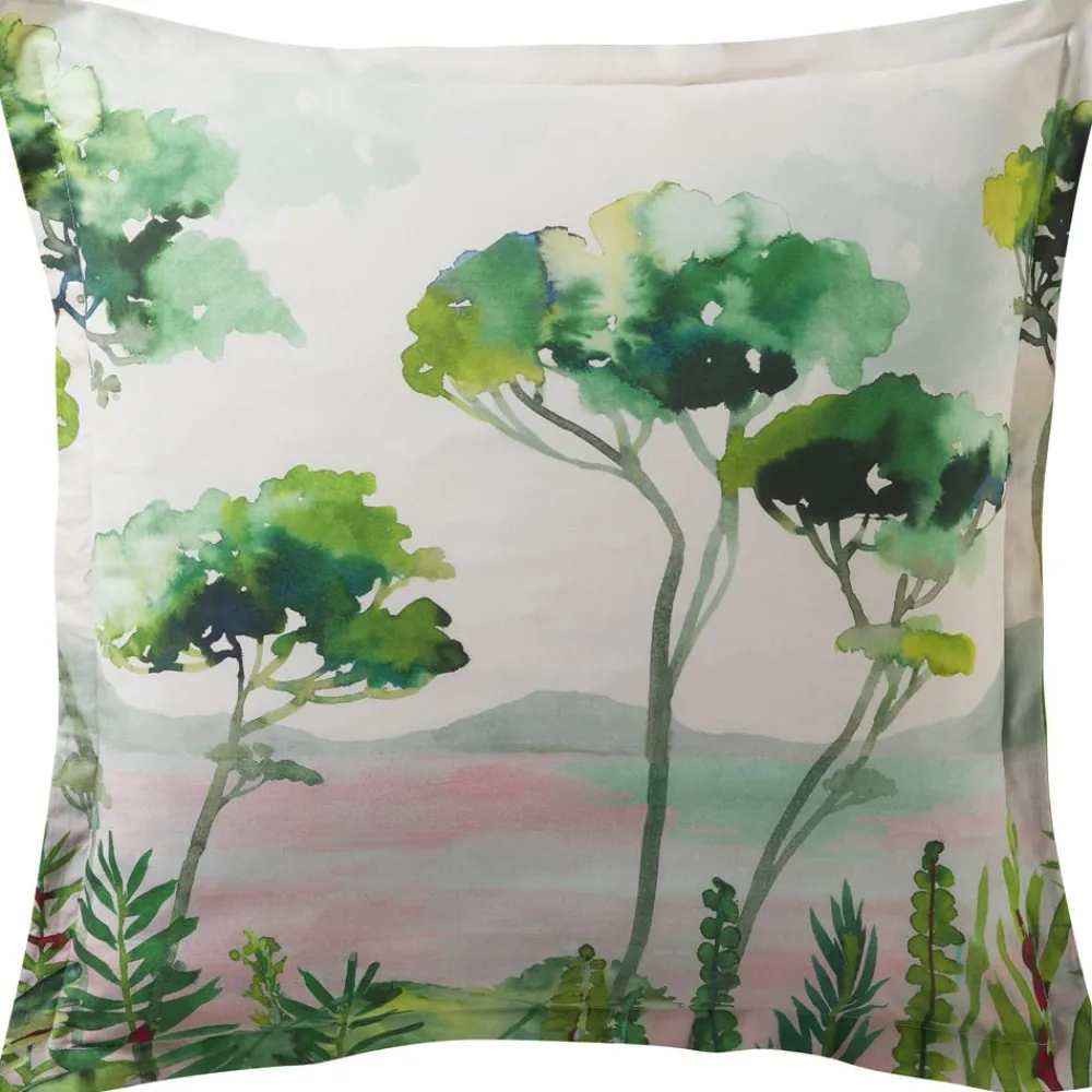 Becquet Linge de lit motif paysage - CRÉATION< Housse De Couette|Linge De Lit Fantaisie, Linge De Lit Brodé