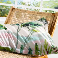 Becquet Linge de lit motif paysage - CRÉATION< Housse De Couette|Linge De Lit Fantaisie, Linge De Lit Brodé