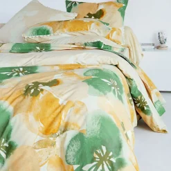 Becquet Linge de lit motif pétales - CRÉATION< Housse De Couette|Linge De Lit Fantaisie, Linge De Lit Brodé