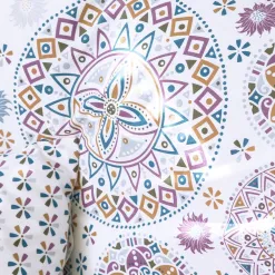 Becquet Linge de lit motif rosaces - CRÉATION<Enfant Linge De Lit Ado, Housse De Couette|Linge De Lit Fantaisie, Linge De Lit Brodé