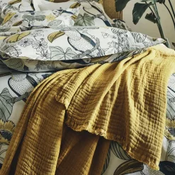 Becquet Linge de lit motif toucan< Housse De Couette|Linge De Lit Fantaisie, Linge De Lit Brodé