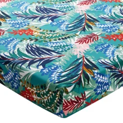 Becquet Linge de lit motif tropiques – CRÉATION< Housse De Couette|Linge De Lit Fantaisie, Linge De Lit Brodé