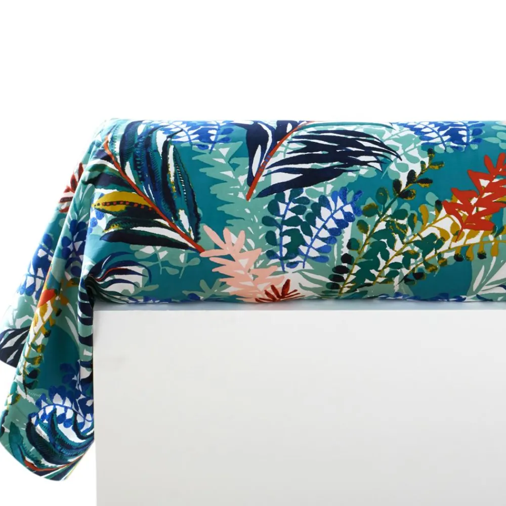 Becquet Linge de lit motif tropiques – CRÉATION< Housse De Couette|Linge De Lit Fantaisie, Linge De Lit Brodé