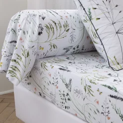 Becquet Linge de lit motif végétal - CRÉATION<Enfant Linge De Lit Ado, Housse De Couette|Les Matières