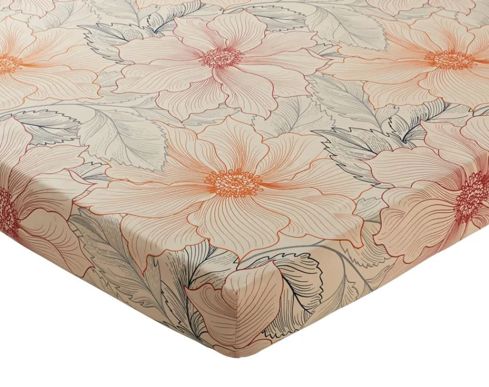 Becquet Linge de lit motif végétal abstrait – CRÉATION< Les Matières|Housse De Couette