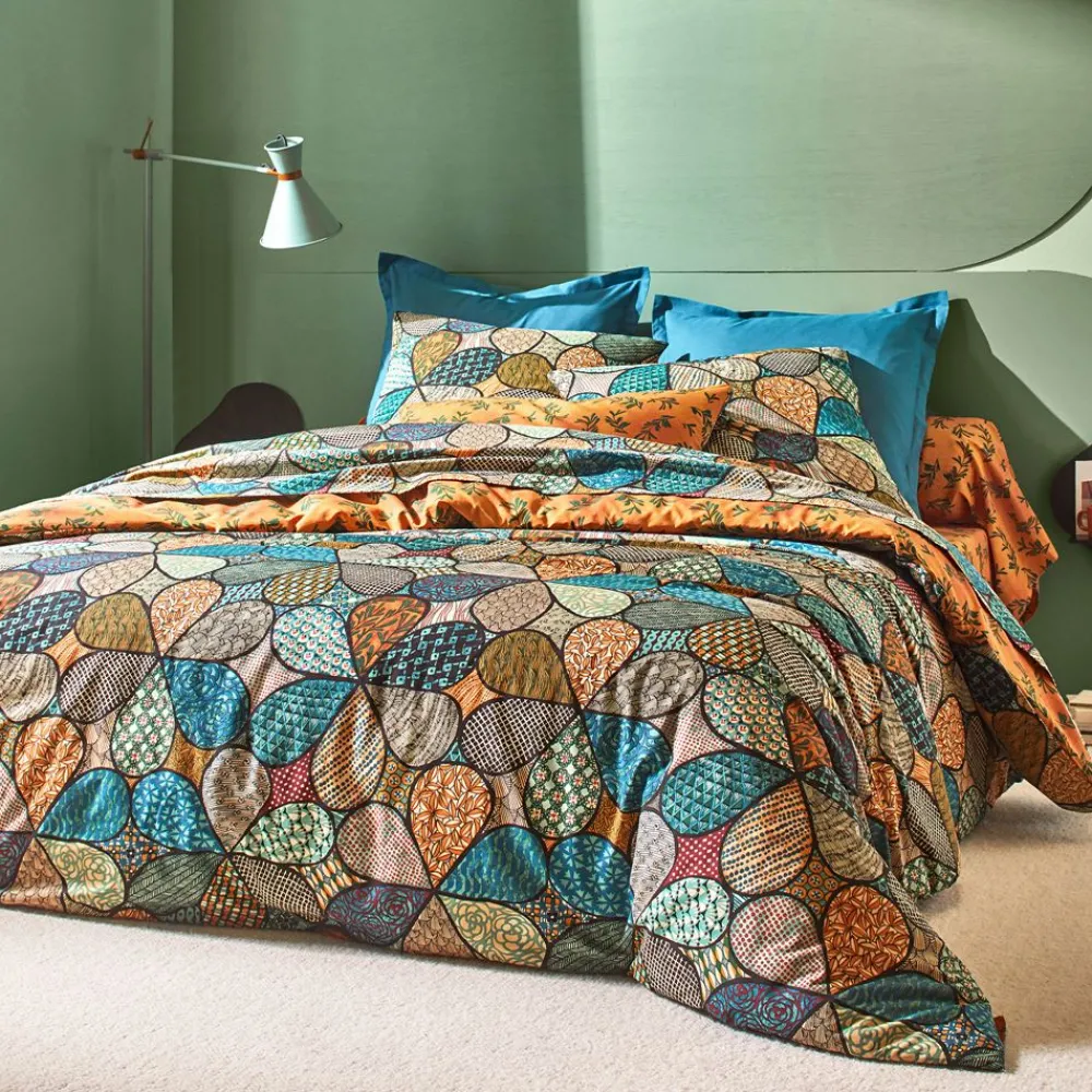 Becquet Linge de lit motif vintage (rétro) - CRÉATION< Les Matières|Housse De Couette