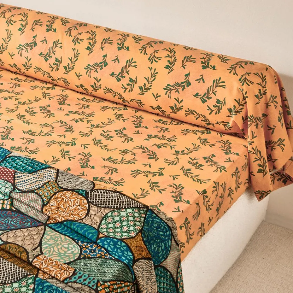 Becquet Linge de lit motif vintage (rétro) - CRÉATION< Les Matières|Housse De Couette