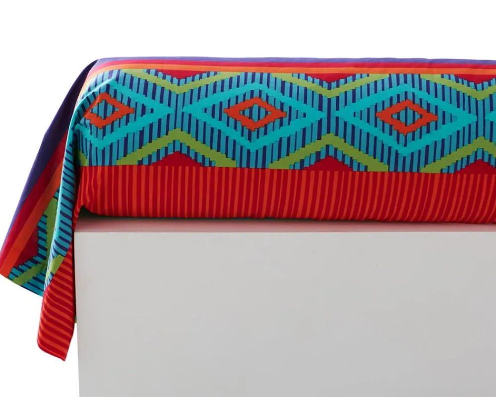 Becquet Linge de lit motifs ethniques - CRÉATION< Housse De Couette|Linge De Lit Fantaisie, Linge De Lit Brodé