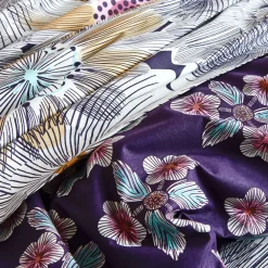 Becquet Linge de lit motifs fleurs géantes - CRÉATION< Housse De Couette|Linge De Lit Fantaisie, Linge De Lit Brodé