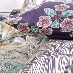 Becquet Linge de lit motifs fleurs géantes - CRÉATION< Housse De Couette|Linge De Lit Fantaisie, Linge De Lit Brodé