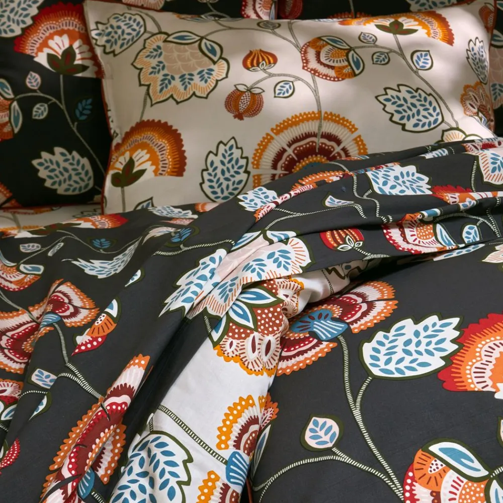 Becquet Linge de lit motifs suzani - CRÉATION< Les Matières|Housse De Couette