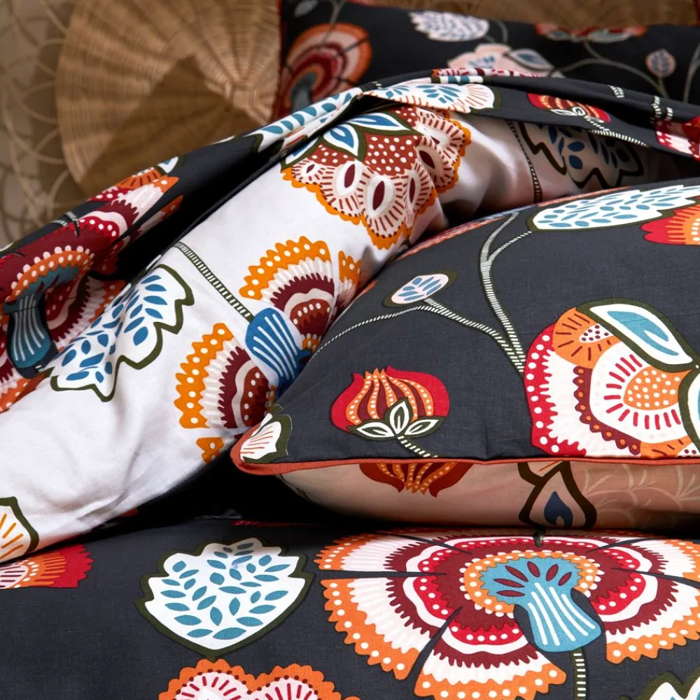 Becquet Linge de lit motifs suzani - CRÉATION< Les Matières|Housse De Couette