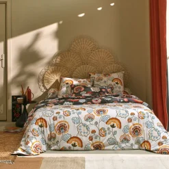 Becquet Linge de lit motifs suzani - CRÉATION< Les Matières|Housse De Couette