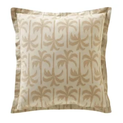 Becquet Linge de lit palmiers design - CRÉATION< Les Matières|Housse De Couette