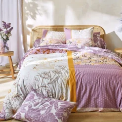 Becquet Linge de lit patchwork de fleurs - CRÉATION< Les Matières|Housse De Couette