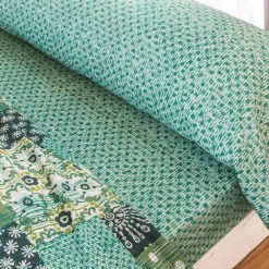 Becquet Linge de lit patchwork géométrique - CRÉATION< Housse De Couette|Linge De Lit Fantaisie, Linge De Lit Brodé