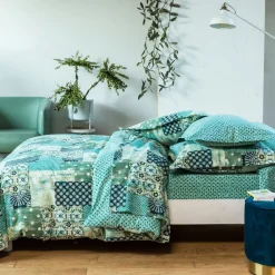 Becquet Linge de lit patchwork géométrique - CRÉATION< Housse De Couette|Linge De Lit Fantaisie, Linge De Lit Brodé