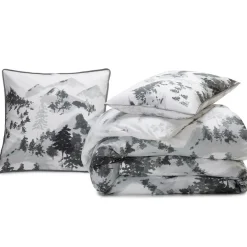 Becquet Linge de lit paysage de montagne - CRÉATION< Les Matières|Housse De Couette