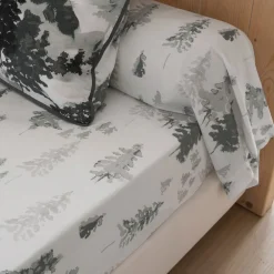 Becquet Linge de lit paysage de montagne - CRÉATION< Les Matières|Housse De Couette
