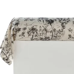 Becquet Linge de lit paysage d'Italie - CRÉATION< Housse De Couette|Linge De Lit Fantaisie, Linge De Lit Brodé