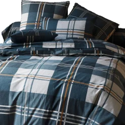 Becquet Linge de lit percale à carreaux - CRÉATION< Les Matières|Housse De Couette