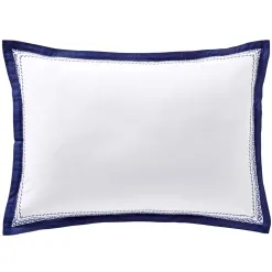 Becquet Linge de lit percale frises brodées - CRÉATION< Housse De Couette|Linge De Lit Fantaisie, Linge De Lit Brodé