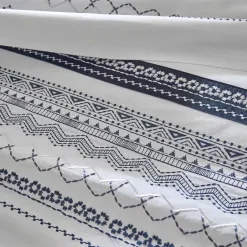 Becquet Linge de lit percale frises brodées - CRÉATION< Housse De Couette|Linge De Lit Fantaisie, Linge De Lit Brodé
