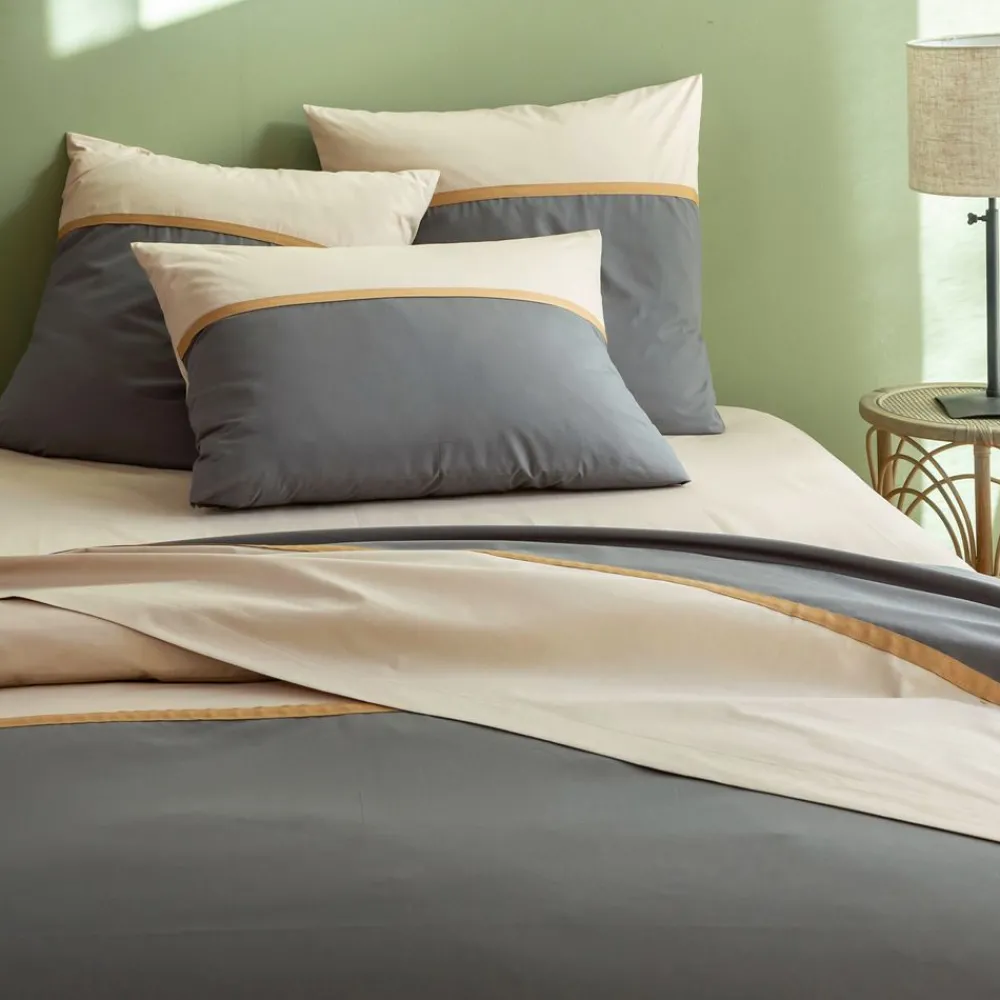 Becquet Linge de lit percale galon ruban - CRÉATION< Linge De Lit Fantaisie, Linge De Lit Brodé|Linge De Lit Fantaisie