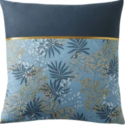 Becquet Linge de lit percale motif feuilles tropicales - CRÉATION< Linge De Lit Fantaisie, Linge De Lit Brodé|Linge De Lit Fantaisie