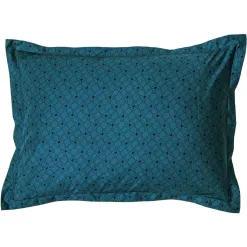 Becquet Linge de lit percale motif paons - CRÉATION< Housse De Couette|Linge De Lit Fantaisie, Linge De Lit Brodé