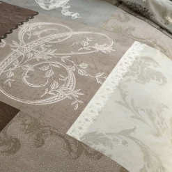 Becquet Linge de lit percale patchwork rétro< Housse De Couette