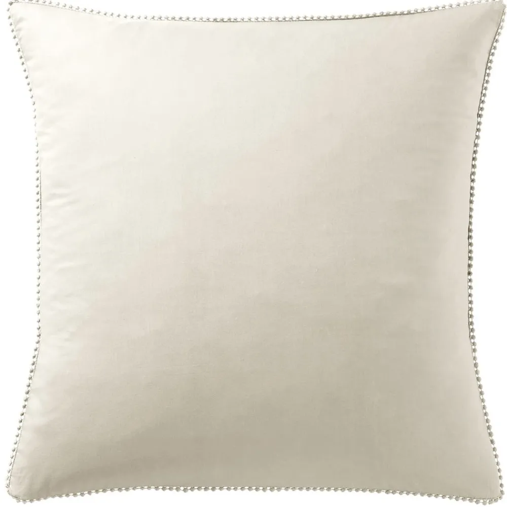 Becquet Linge de lit percale pompons - CRÉATION< Les Matières|Housse De Couette