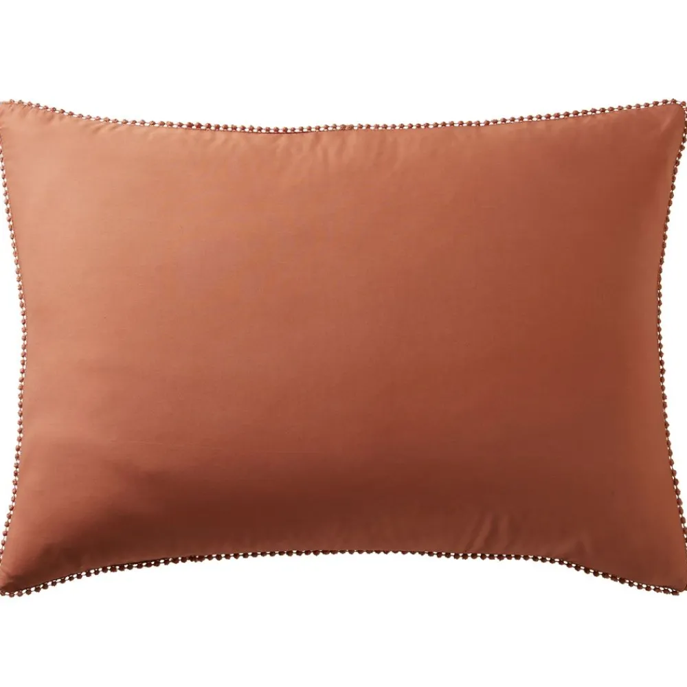 Becquet Linge de lit percale pompons - CRÉATION< Les Matières|Housse De Couette