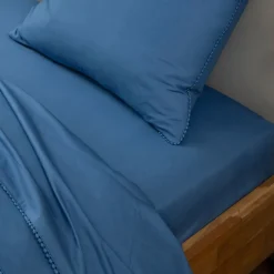 Becquet Linge de lit percale pompons - CRÉATION< Les Matières|Housse De Couette