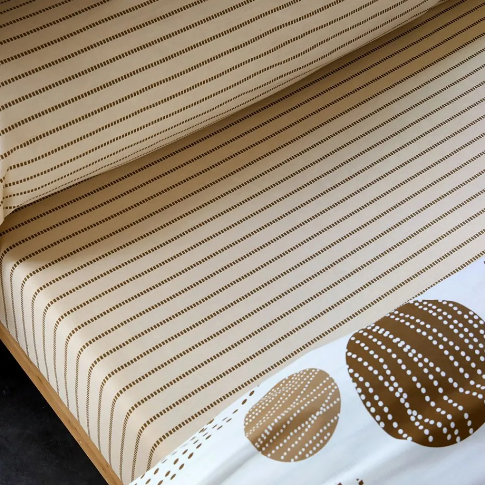Becquet Linge de lit pois et rayures - CRÉATION< Housse De Couette