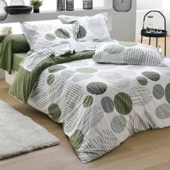 Becquet Linge de lit pois et rayures - CRÉATION<Enfant Linge De Lit Ado, Housse De Couette|Les Matières