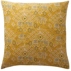 Becquet Linge de lit polycoton motif éléphant - CRÉATION< Les Matières|Housse De Couette