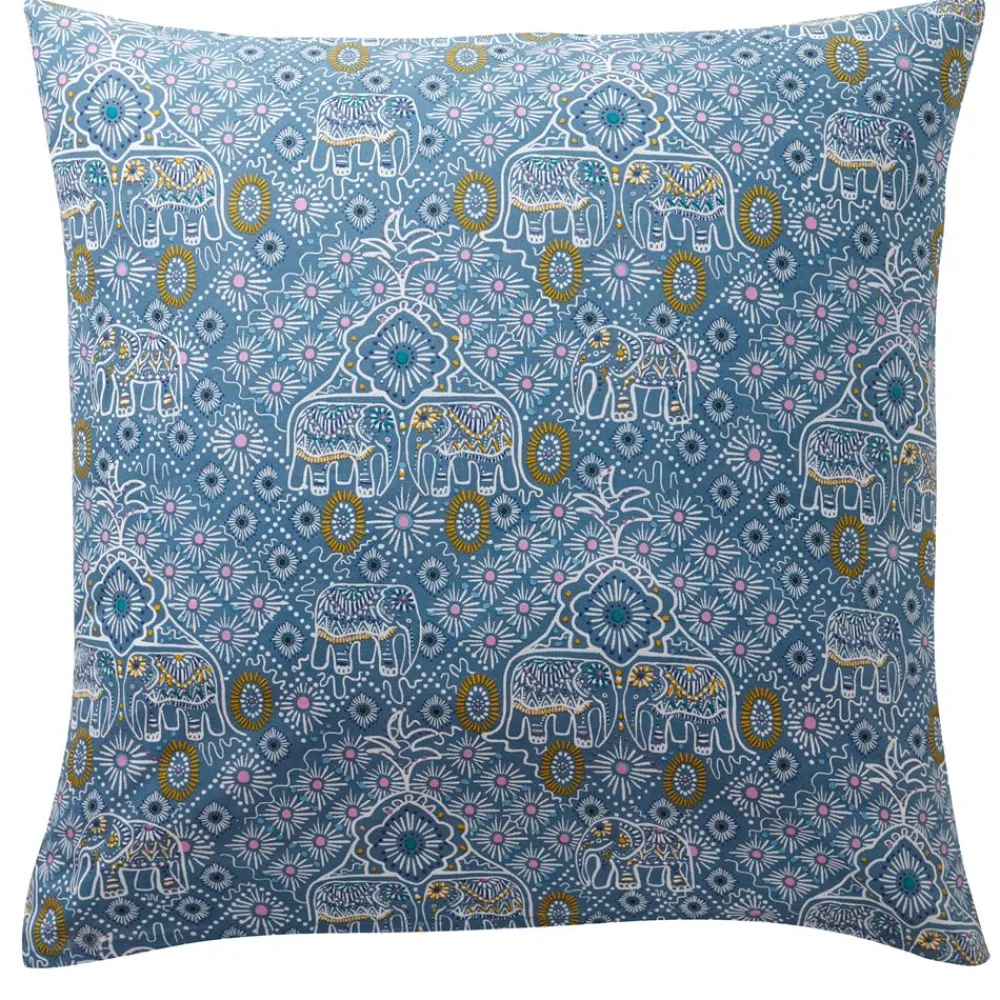 Becquet Linge de lit polycoton motif éléphant - CRÉATION< Les Matières|Housse De Couette
