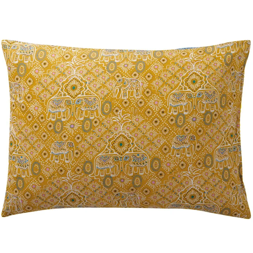 Becquet Linge de lit polycoton motif éléphant - CRÉATION< Les Matières|Housse De Couette