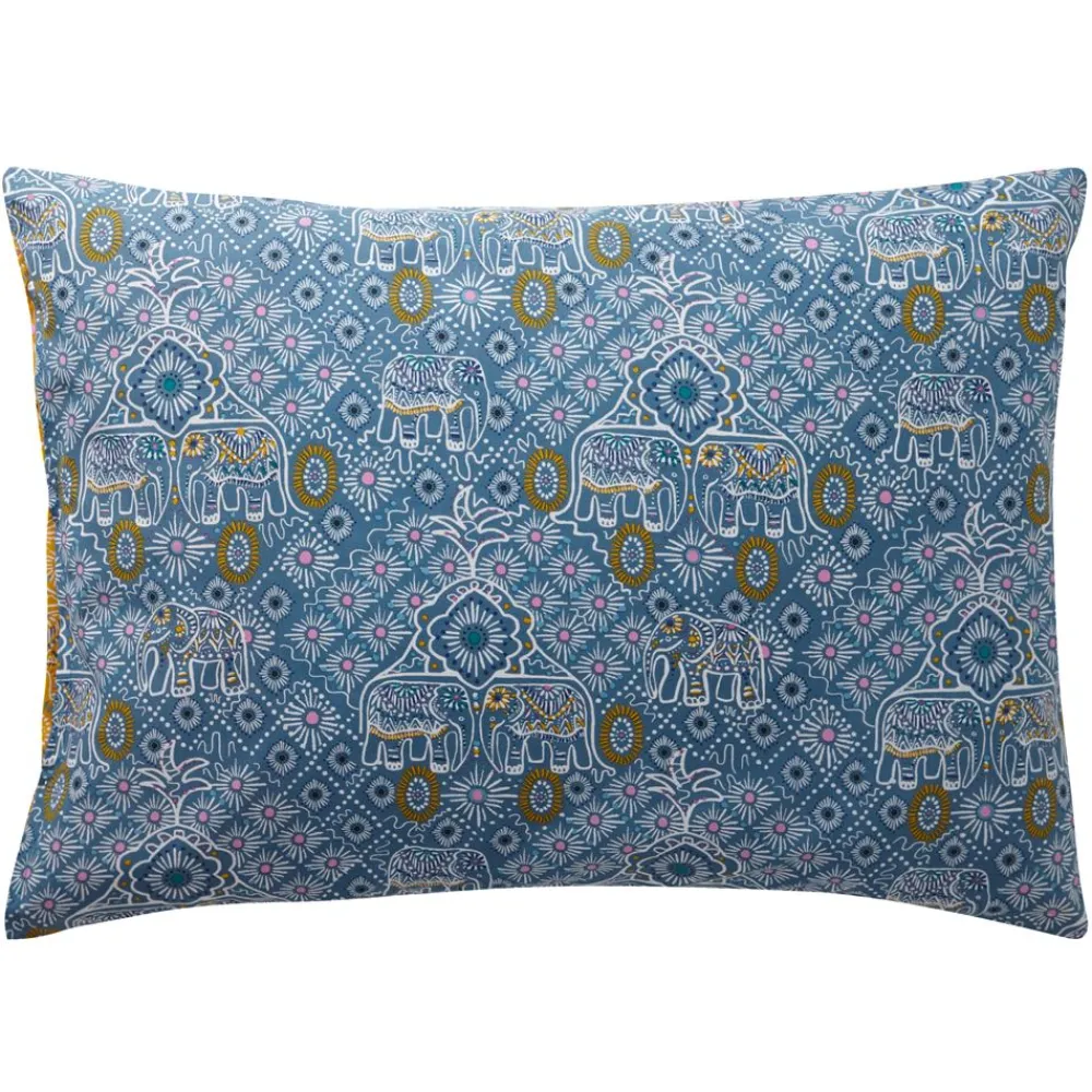 Becquet Linge de lit polycoton motif éléphant - CRÉATION< Les Matières|Housse De Couette