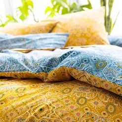 Becquet Linge de lit polycoton motif éléphant - CRÉATION< Les Matières|Housse De Couette