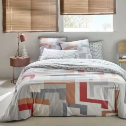 Becquet Linge de lit polycoton motifs géométriques - CRÉATION<Enfant Linge De Lit Ado, Housse De Couette|Housse De Couette