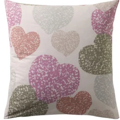 Becquet Linge de lit polycoton motif cœurs - CRÉATION< Housse De Couette|Linge De Lit Fantaisie, Linge De Lit Brodé
