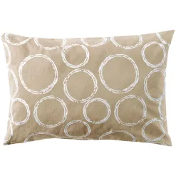 Becquet Linge de lit polycoton rayures et cercles - CRÉATION< Housse De Couette|Linge De Lit Fantaisie, Linge De Lit Brodé